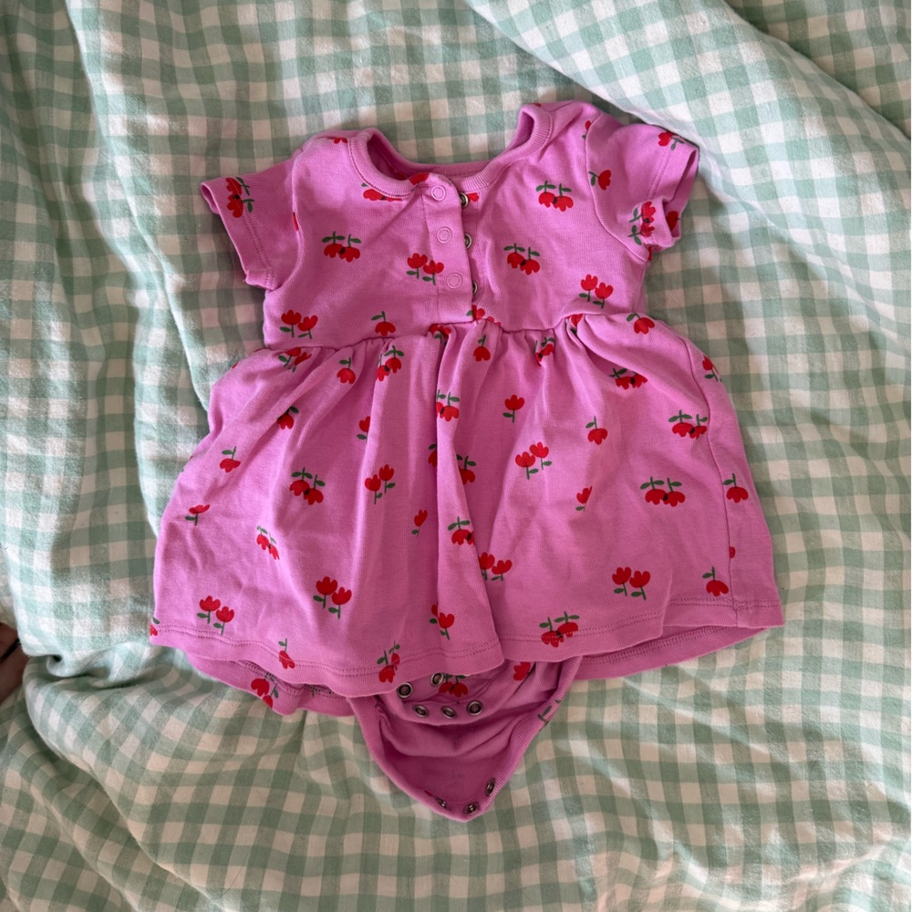Hanna Andersson Baby 12M Dress Onsie